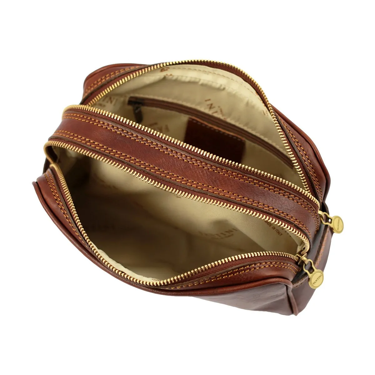 Trousse de toilette en cuir Adeona – Image 6