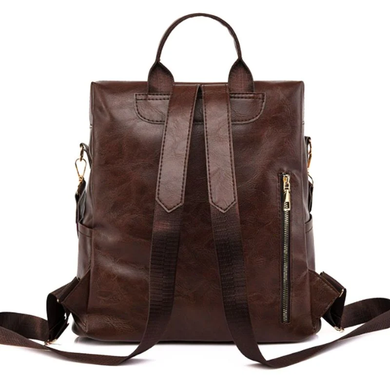 Sac à Dos Femme Vintage Cuir PU – Image 4